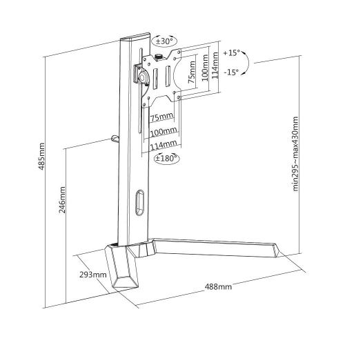 Uchwyt Podstawka Do Monitora Gamingowego 17-32 Cale 8kg